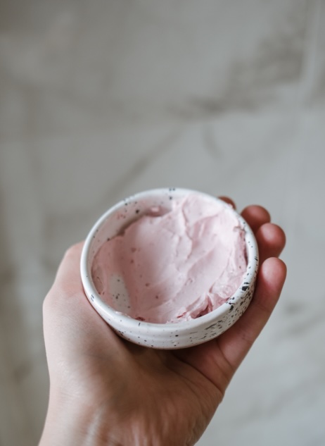 Pink clay hydrating mask